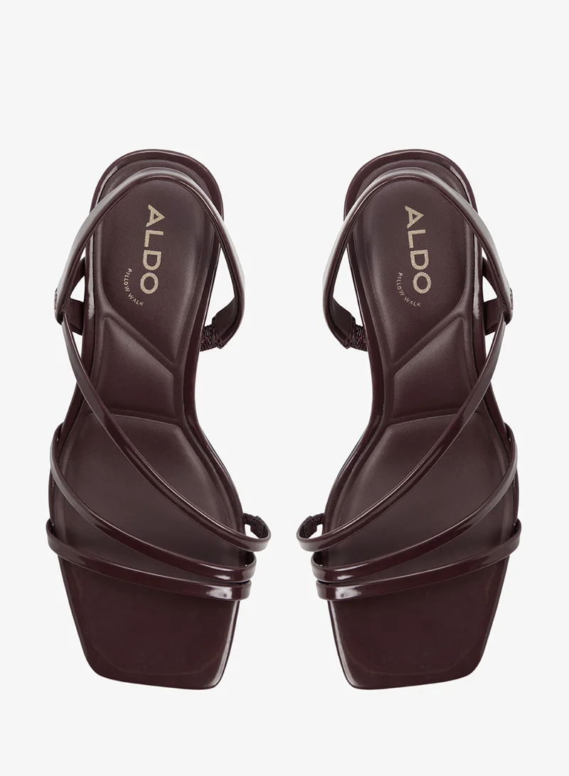 ALDO BORDO Atlanticus Sling Back Mid Heel Sandals for Women | Best Price UAE